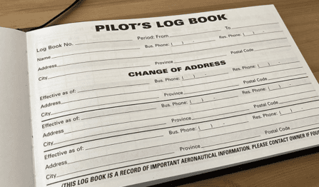 A page on the inside of Canada's most popular logbook