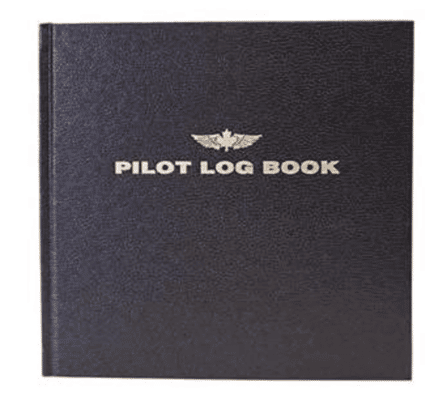 Large Pilot Log book Front Cover