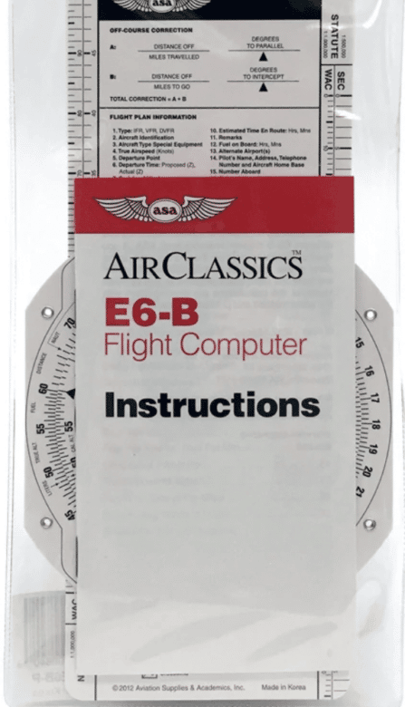 E6-B Paper Flight computer